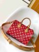 Top clone L--V Bandouliere 25 red cowhide handbag (3)_th.jpg